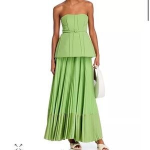 Jonathan Simkhai Prisca Peplum Dress 00